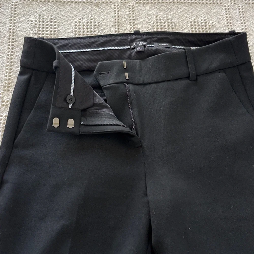 Lot (2) J. Crew Women’s Black Career Wear Work Wear Business‎ Pants Size 10